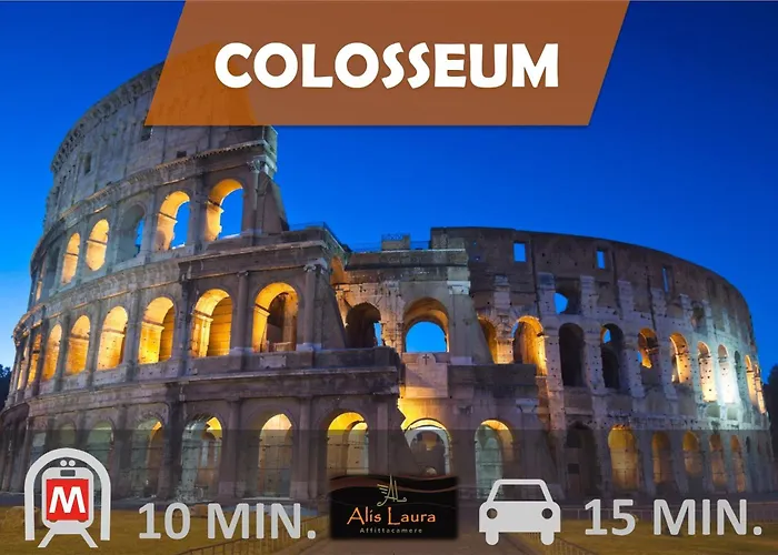 Alis Laura - 10 Mins To Colosseum, Modern & Near Metro Bed & Breakfast